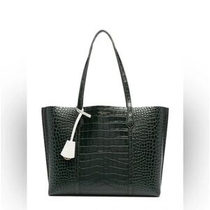 Tory Burch Croc-Embossed Perry Tote
